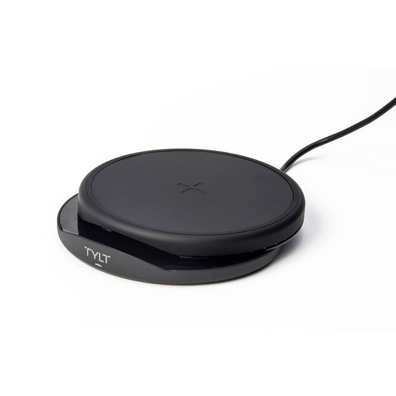 Photo 1 of Tylt Crest Convertible Wireless Charging Pad & Stand, Black
