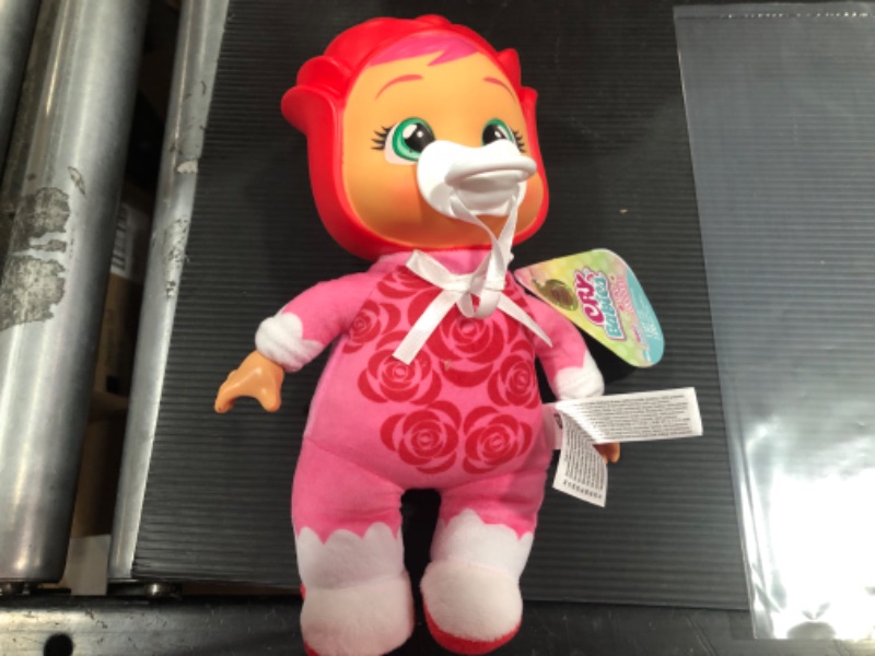 Photo 2 of Cry Babies Tiny Cuddles Rose 9 Inch Doll. Includes Pajamas. Ages 18+ Months
