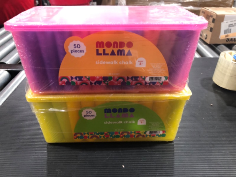 Photo 2 of 100ct Sidewalk Chalk Set - Mondo Llama™
