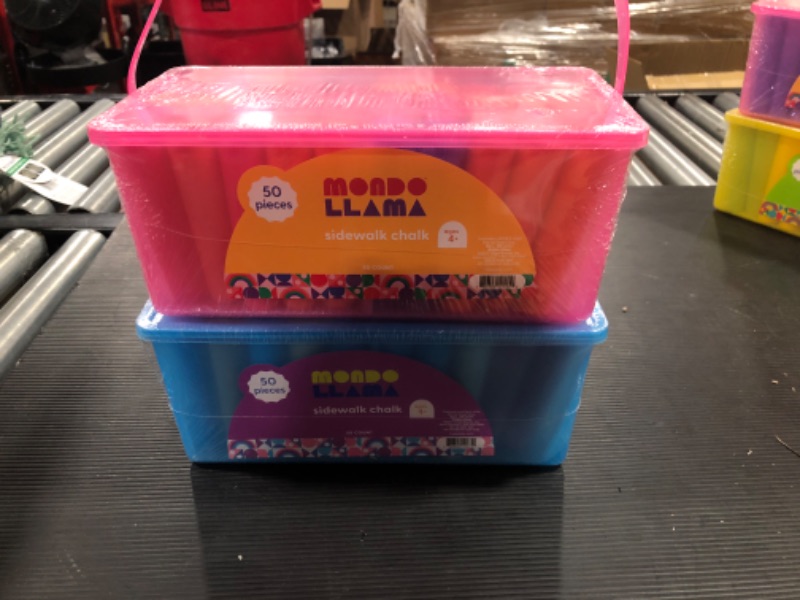 Photo 2 of 100ct Sidewalk Chalk Set - Mondo Llama™
