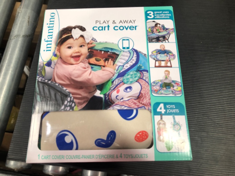 Photo 2 of Baby Infantino Sloth Play & Away Cart & Play Cover
