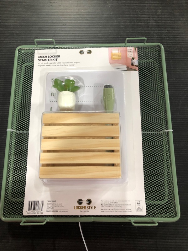 Photo 2 of 5ct Locker Kit with Shelf Garden Green - U Brands
