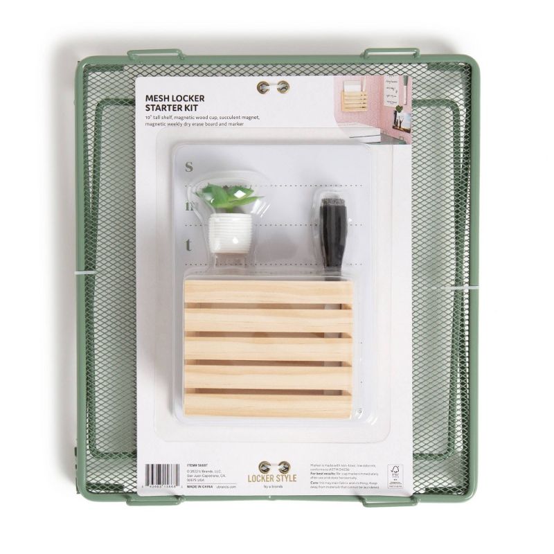 Photo 1 of 5ct Locker Kit with Shelf Garden Green - U Brands
