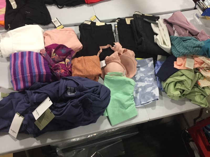 Photo 1 of BIG BOX LOT OF TARGET BRAND CLOTHES (VARIOUS SIZES)