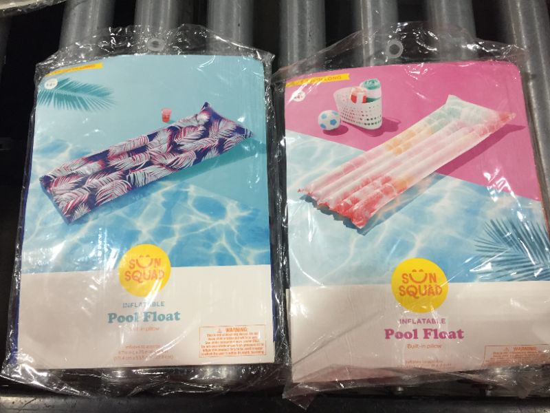 Photo 1 of 5ft 7-1/2in Pool Float Sun Squad 2 pack
