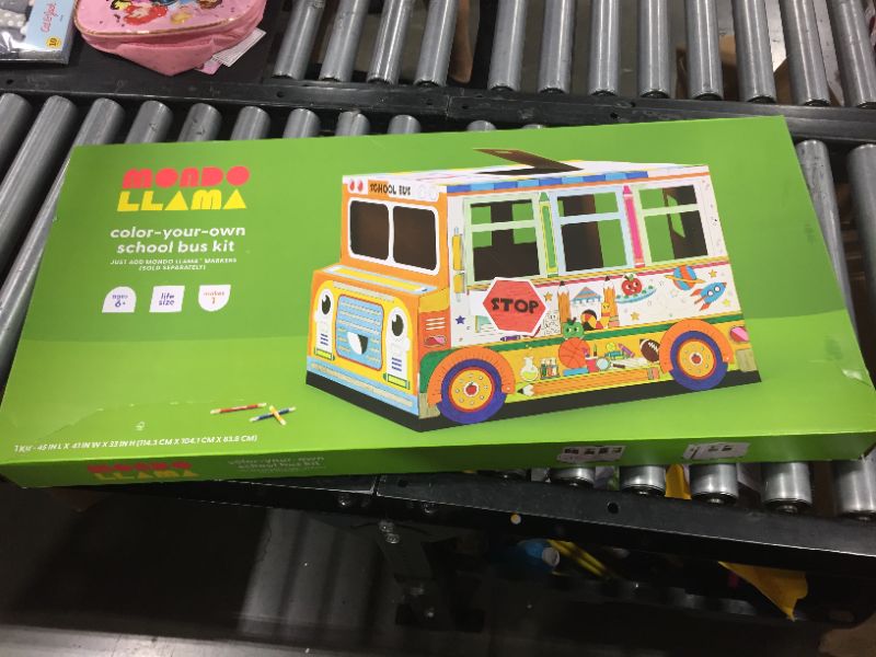 Photo 2 of Color-Your-Own School Bus Kit - Mondo Llama™

