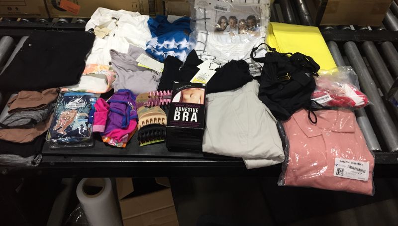 Photo 1 of BOX BUNDLE OF CLOTHING VARIETY OF STYLES & SIZES 