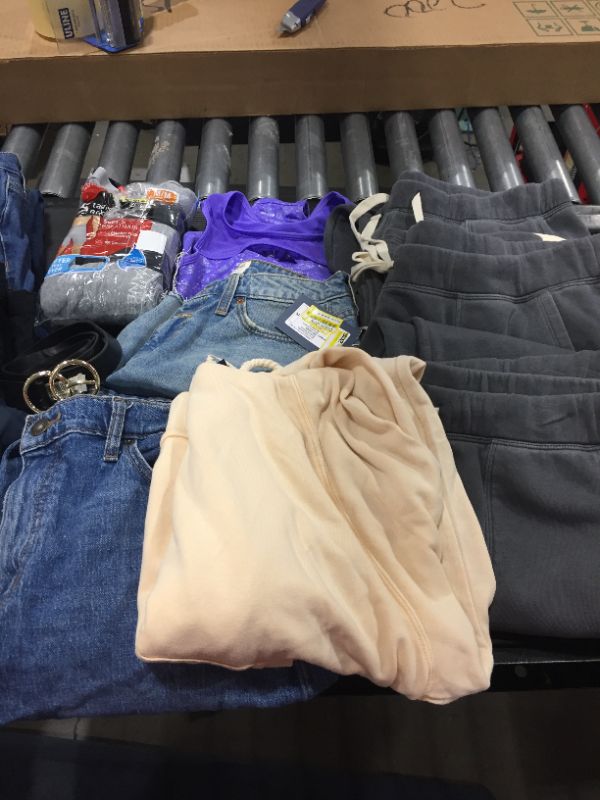 Photo 4 of BOX BUNDLE OF CLOTHING VARIETY STYLES & SIZES 