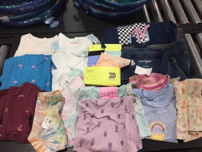 Photo 1 of BUNDLE OF GIRL CLOTHES VAREITY OF STYLES &SIZES