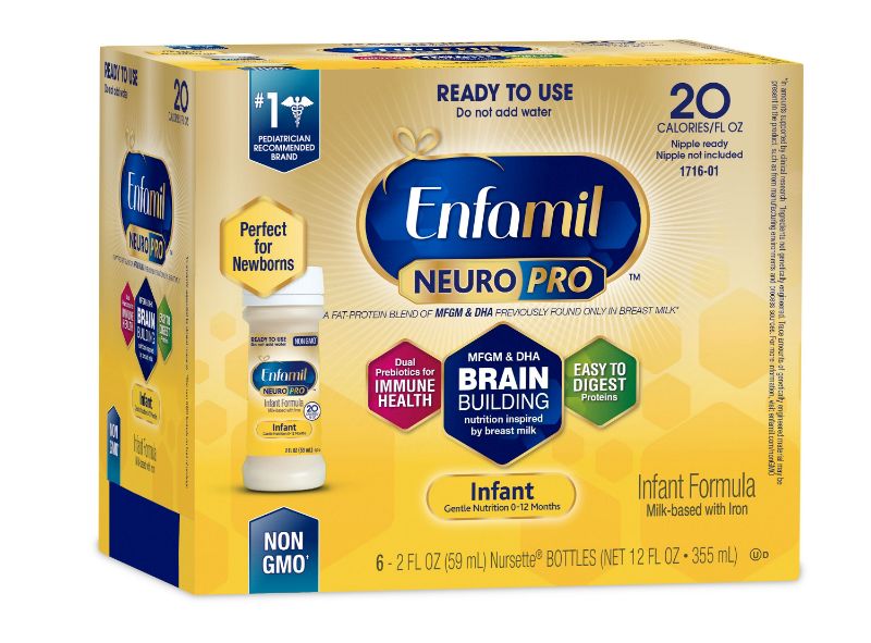 Photo 1 of 3 BOXES- Enfamil NeuroPro Infant Formula Ready to Use - 2.0 Fl Oz X 6 Pack
EXPIRES 02/01/2023