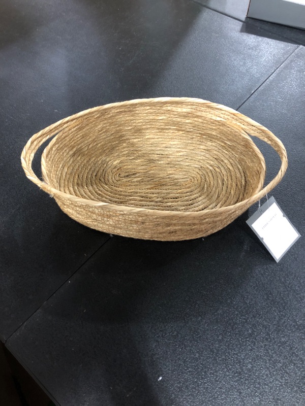 Photo 2 of 11 x 8 Seagrass Table Serving Basket - Threshold