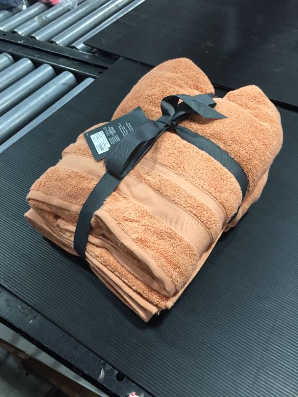 Photo 2 of 2pc Performance Bath Towel Set Coral - Threshold
