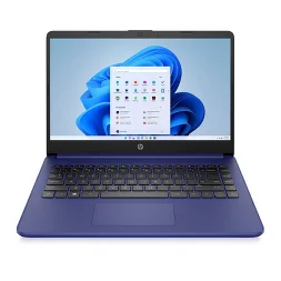 Photo 1 of HP 14" Stream Touchscreen Laptop with Windows Home in S mode - AMD Processor - 4GB RAM Memory - 64GB Flash Storage - Indigo Blue (14-fq0037nr)

