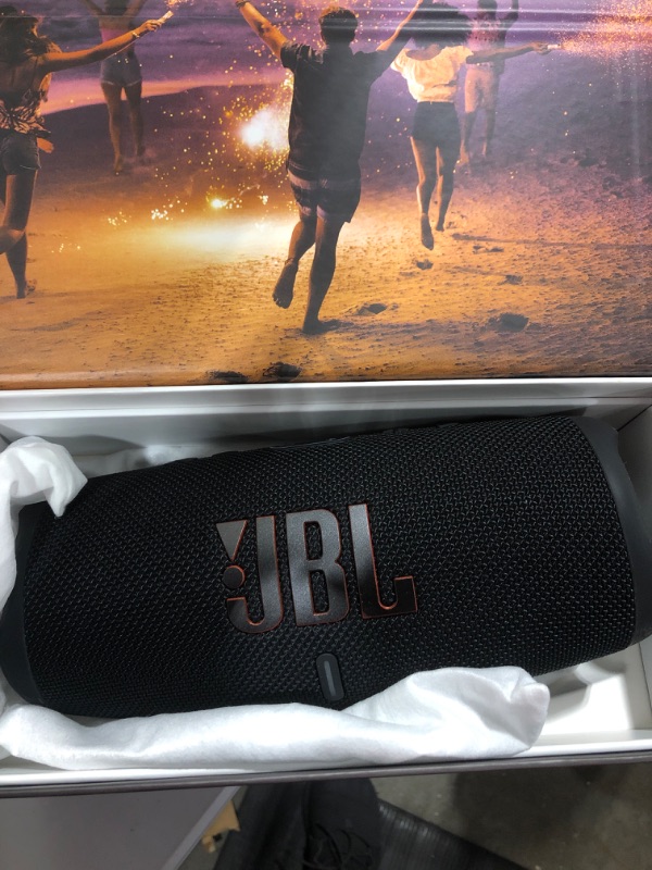 Photo 2 of JBL Charge 5 - Waterproof Portable Bluetooth Speaker (Black)