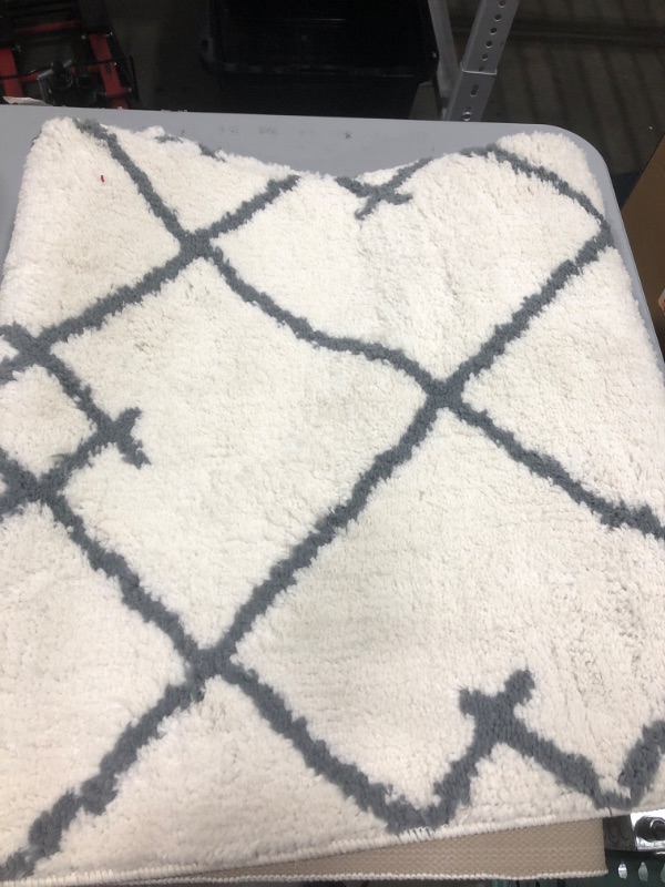 Photo 2 of 2'X7' Kenya Fleece Geometric Design Tufted Accent Rug - Project 62™
