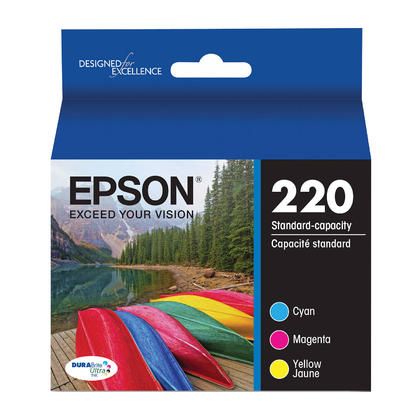 Photo 1 of Epson 220 DURABrite Color Multi-Pack Ink Cartridges (1840705)
