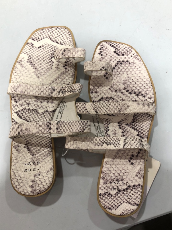 Photo 2 of A New Day Snake Print Marilyn Sandals 6