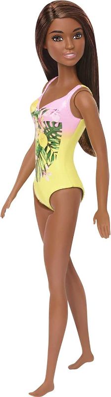 Photo 1 of Barbie Doll, Brunette, Wearing Swimsuit