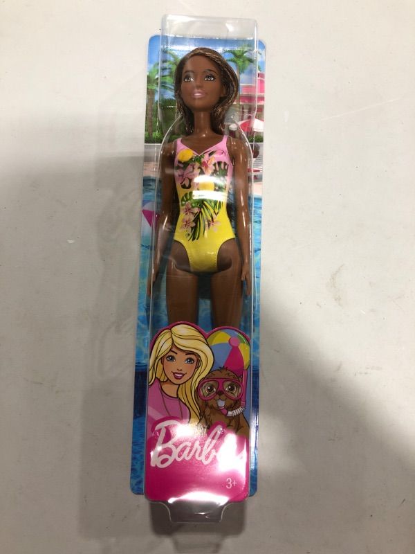 Photo 2 of Barbie Doll, Brunette, Wearing Swimsuit