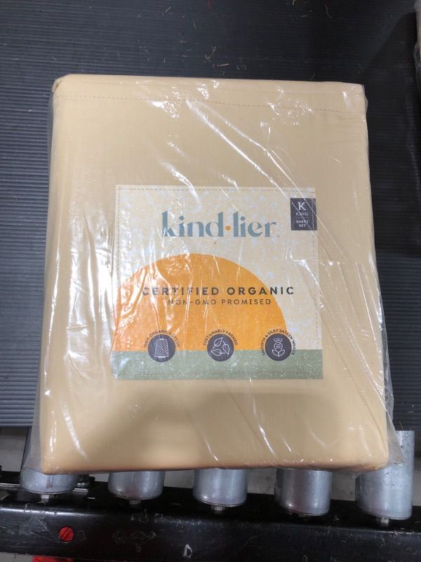 Photo 1 of 100% Organic Cotton Solid Sheet Set - Kindlier