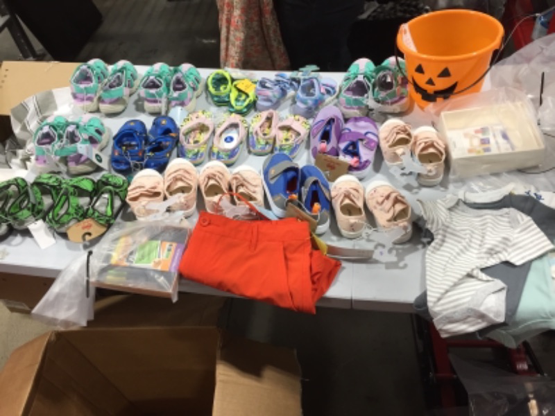 Photo 1 of BUNDLE OF TODDLER SHOES SIZES VARY