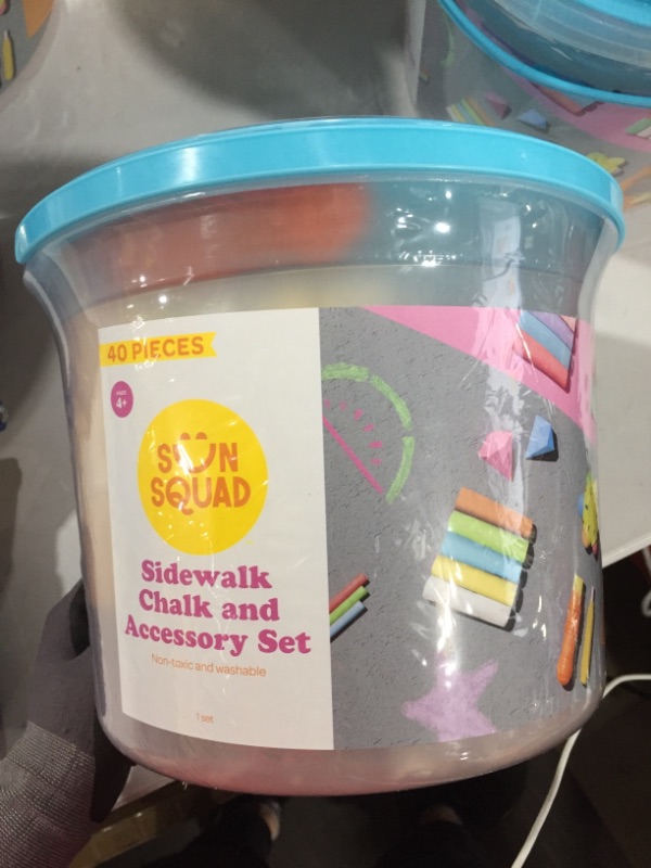 Photo 2 of Chalk Bucket Set 40pc - Sun Squad
