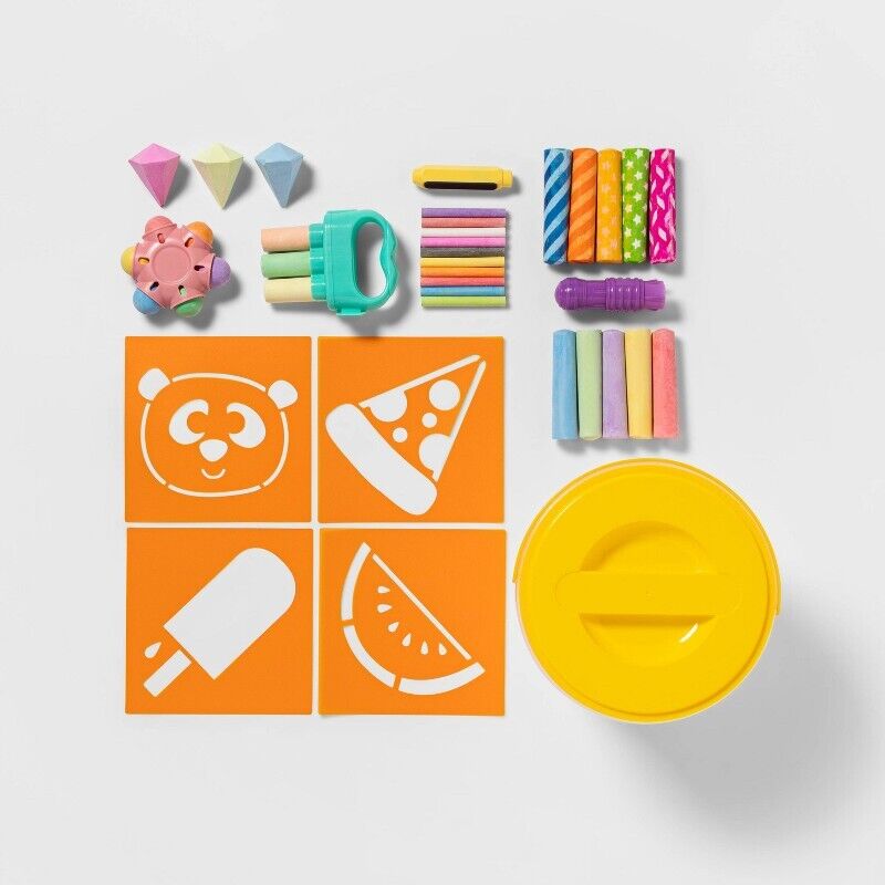 Photo 1 of Chalk Bucket Set 40pc - Sun Squad
