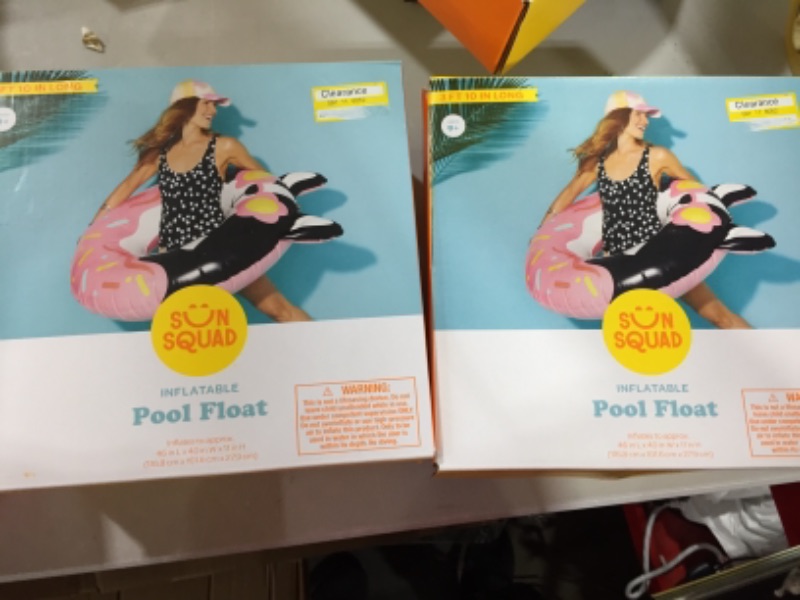 Photo 1 of 2-Inflatable pool float