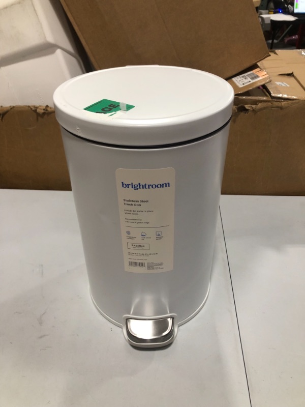 Photo 2 of 12L Round Step Trash Can - Brightroom™