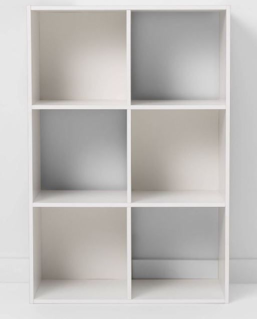 Photo 1 of 11" 6 Cube Organizer Shelf - Room Essentials™