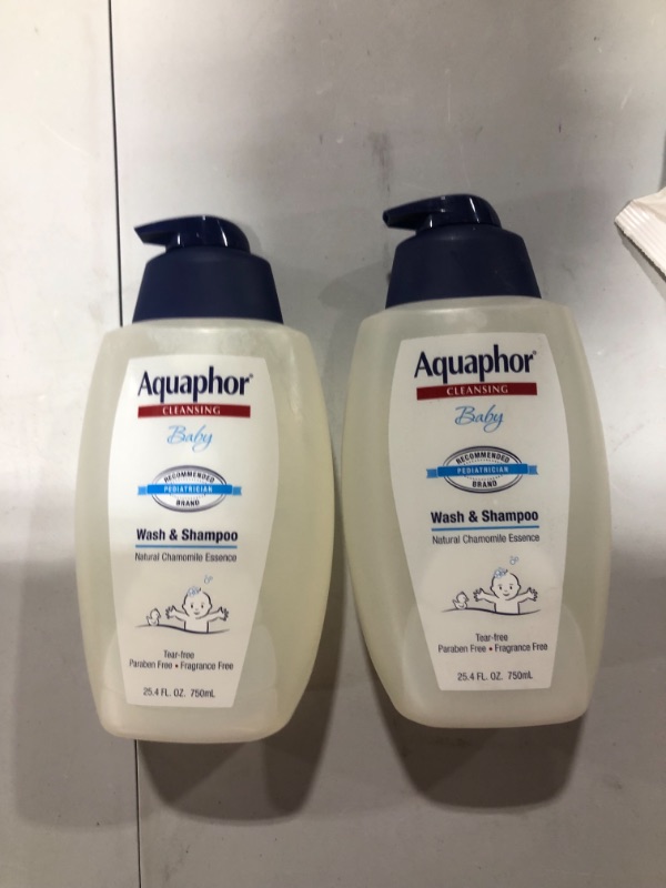 Photo 2 of 2 Counts Of Aquaphor Unscented Baby Wash and Shampoo - 25.4oz