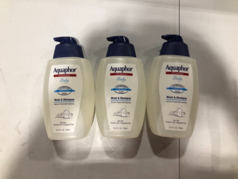 Photo 2 of 3 Counts Of Aquaphor Unscented Baby Wash and Shampoo - 25.4oz