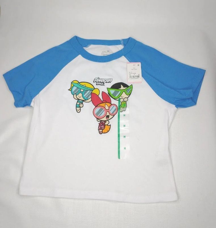 Photo 1 of A Pack Of 6 Cartoon Network the Powerpuff Girls Baby Doll Shirt Women's-M