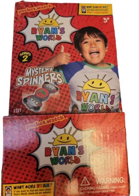 Photo 1 of 1 Set Of Ryan's World Mystery Spinners Series 2 Blind Bags “RARE”