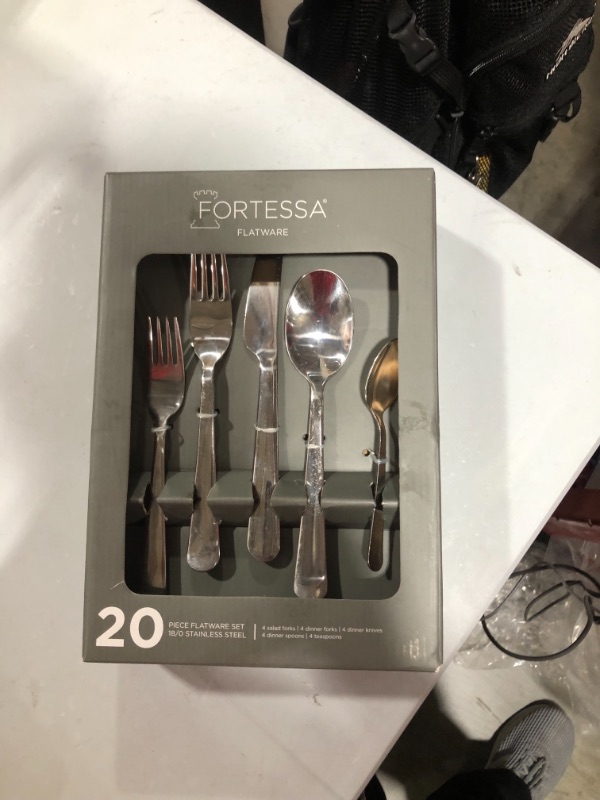 Photo 2 of 20pc Stainless Steel Viggo Silverware Set - Fortessa Tableware Solutions