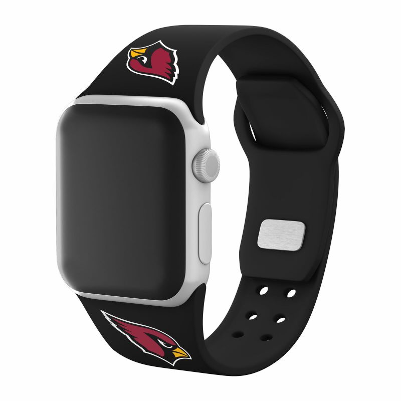 Photo 1 of Game Time Arizona Cardinals Apple Compatible Silicone Apple Watch Band
