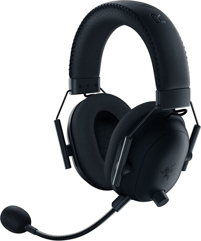 Photo 1 of Razer BlackShark V2 Pro Wireless Gaming Headset: THX 7.1 Spatial Surround Sound - 50mm Drivers - Detachable Mic - for PC, PS5, PS4, Switch, Black