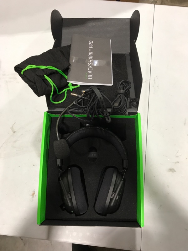 Photo 2 of Razer BlackShark V2 Pro Wireless Gaming Headset: THX 7.1 Spatial Surround Sound - 50mm Drivers - Detachable Mic - for PC, PS5, PS4, Switch, Black