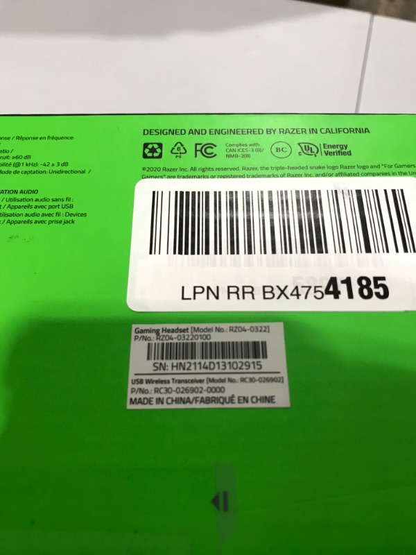 Photo 3 of Razer BlackShark V2 Pro Wireless Gaming Headset: THX 7.1 Spatial Surround Sound - 50mm Drivers - Detachable Mic - for PC, PS5, PS4, Switch, Black