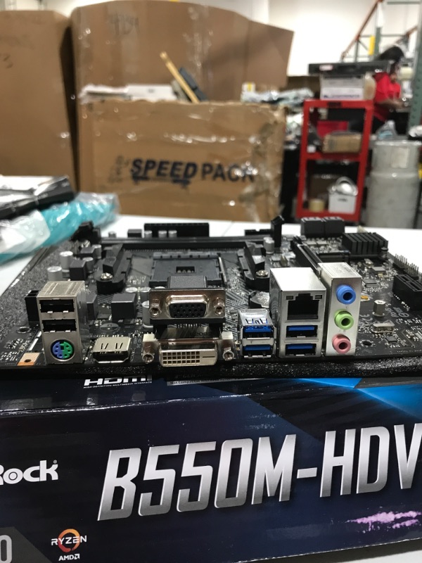 Photo 6 of ASRock B550M-HDV Supports 3rd Gen AMD AM4 Ryzen/Future AMD Ryzen Processors Motherboard