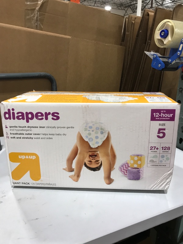 Photo 2 of Diapers Giant Pack - Size 5 - 128ct - up & up
