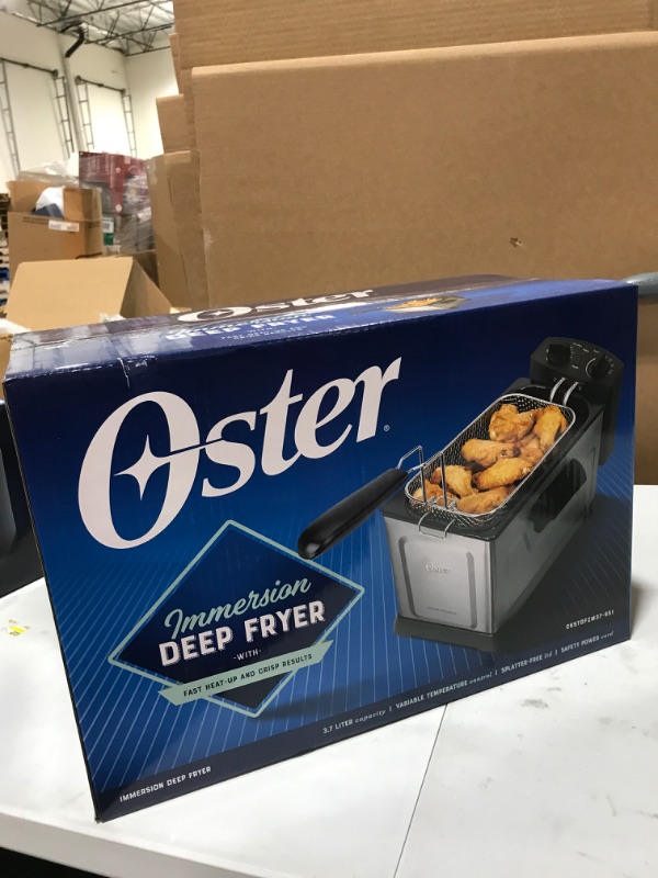 Photo 2 of Oster 3.7qt Deep Fryer - Stainless Steel CKSTDFZM37