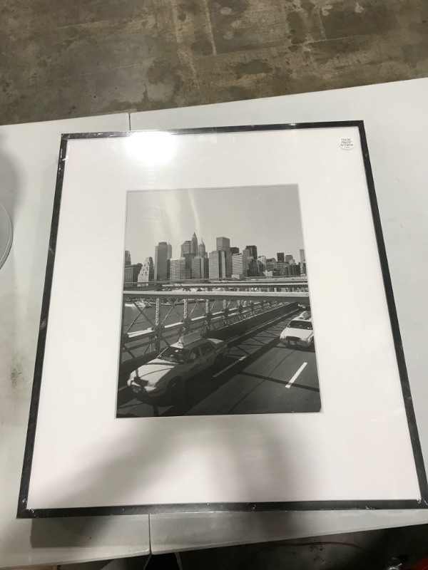 Photo 2 of 19.4" X 22.4" Matted to 11" X 14" Thin Gallery Oversized Image Frame Black - Project 62™
