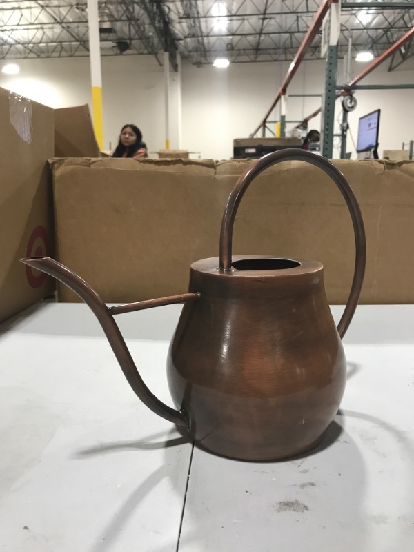 Photo 2 of 0.42gal Metal Watering Can Copper - Smith  Hawken