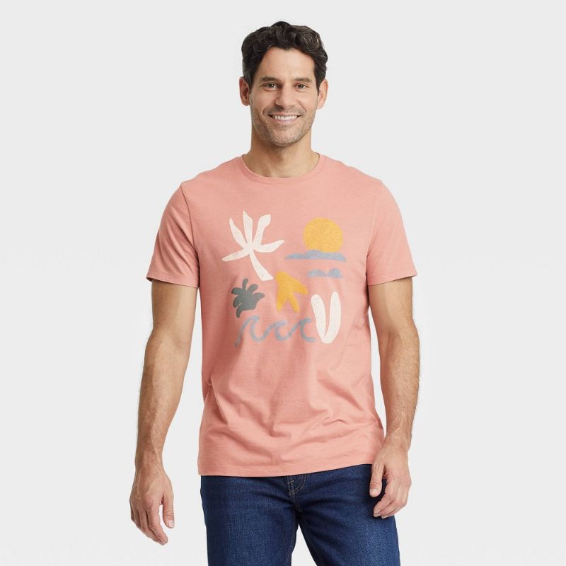 Photo 1 of En's Short Sleeve Graphic T-Shirt - Goodfellow & Co™
M