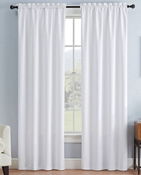 Photo 1 of 1pc Blackout Braxton Thermaback Window Curtain Panel - Eclipse-42'W x 63'L

