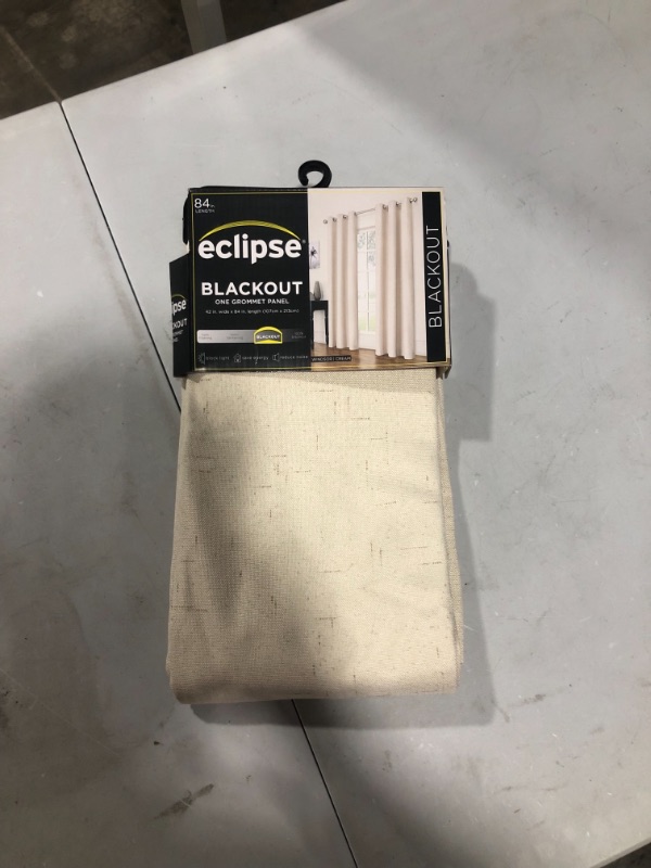Photo 2 of 1pc Blackout Windsor Curtain Panel - Eclipse-42"W x 84"L

