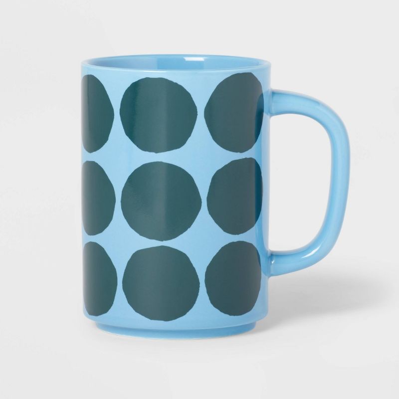 Photo 2 of 16oz Stoneware Green Dots Mug - Room Essentials™-Counts 2
16oz Stoneware Flourish Grow Thrive Mug - Room Essentials™-Counts 4
