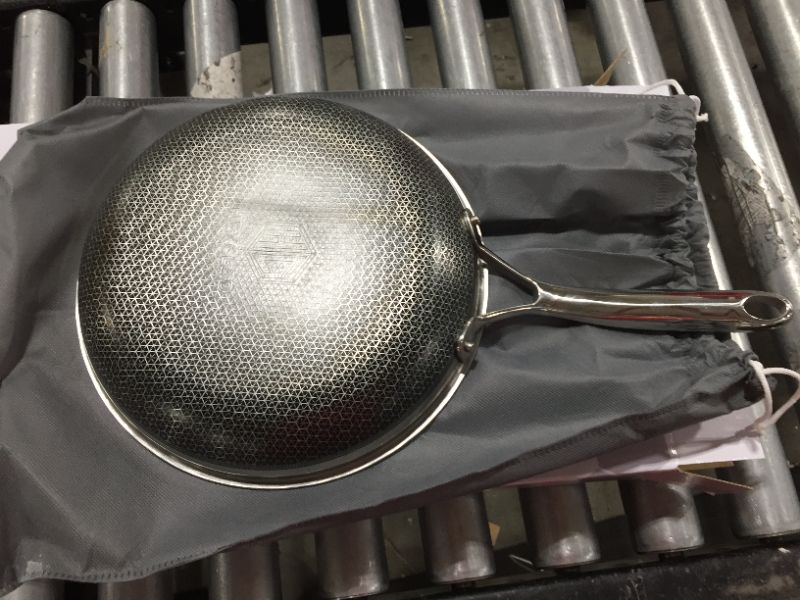 Photo 3 of HexClad 10 Inch Hybrid Stainless Steel Frying Pan with Stay-Cool Handle - PFOA Free