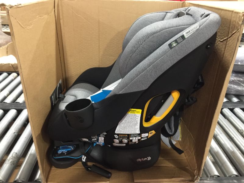 Photo 2 of Baby Jogger City Turn Rotating Convertible Car Seat | Unique Turning Car Seat Rotates for Easy in and Out, Onyx Black
